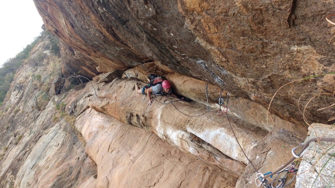Learning Trad Climbing in Lukenya Mountain Club of Kenya